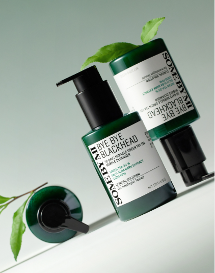 Bye Bye Blackhead 30 Days Milacle Green Tea Tox Bubble Cleanser - Imagen 3