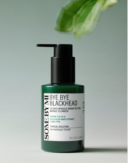 Bye Bye Blackhead 30 Days Milacle Green Tea Tox Bubble Cleanser - Imagen 2